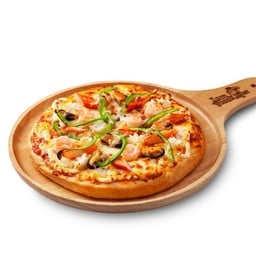 พิซซ่าหน้าซีฟู้ด (Pizza Seafood) ไซส์M/6ชิ้น