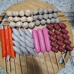 ลูกชิ้นปิ้ง ชุดรวม7ไม้