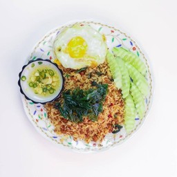 ข้าวคลุกกะเพราหมูสับ