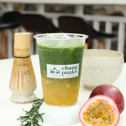 Matcha Passion Fruit Fizz