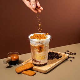 ICED SMOKED OAK LATTE COFFEE