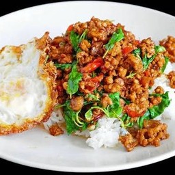 ข้าวกะเพราหมูสับ