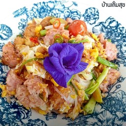 ข้าวไข่คั่วแหนม