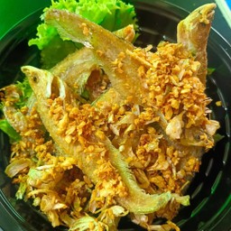 ปลาเนื้ออ่อนทอดกระเทียม