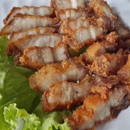 หมูกรอบทอดเกลือ