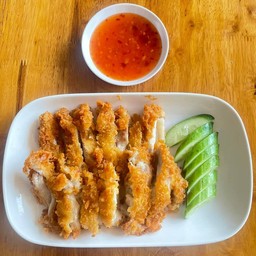 ไก่ทอดสับ จานใหญ่