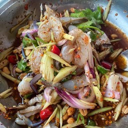 ยำมะม่วง กุ้งสด