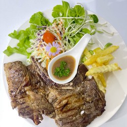 สเต็กหมูพอกชอพ