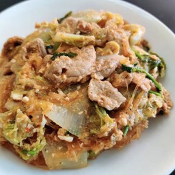 สุกี้แห้งหมู