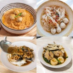 ขนมจีนน้ำยาปลาแซลม่อน คุณอ้อ คุ้มพญาไม้6