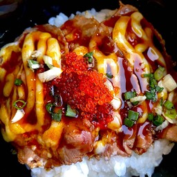 ข้าวหน้าเนื้อวากิว