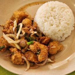 ข้าวยำไก่นัว