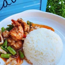 ข้าวเครื่องแกง ทะเล