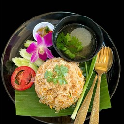 ข้าวผัดไข่ +หมูหยอง