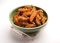 มันฝรั่งทอดกรอบใส่พริก