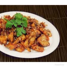 ไก่ทอดกระเทียม(กับข้าว)