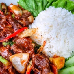 ข้าว เนื้อแดง