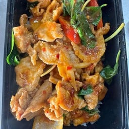 ข้าว พริกเผาไก่