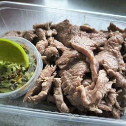 ลวกจิ้มเนื้อสด