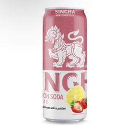 สิงห์ พิงก์ เลมอน โซดา 330 มล.
