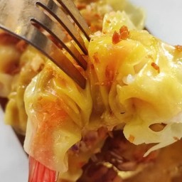 เกี๊ยวกุ้งตัวโตลวกจิ้ม น้ำจิ้มซีฟู้ดรสเด็ด แซ่บ!!