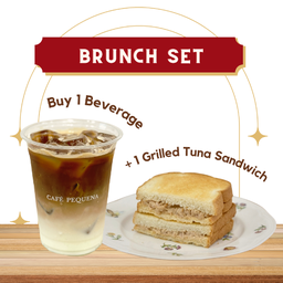 Tuna Sandwich + เครื่องดื่ม 1 แก้วราคาไม่เกิน 90.-
