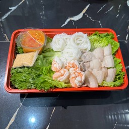 เมี่ยงกุ้ง+หมูสามชั้น