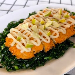 ไก่มะนาวครีมสลัด