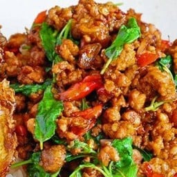 เมนูใหม่!!ขายดี กะเพราหมูสับ