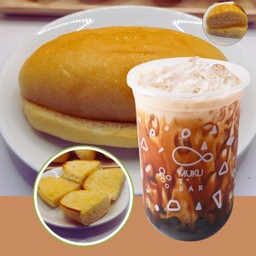 นมสดแมกม่า + ขนมปังยีสต์ธรรมชาติอบร้อน