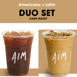 DUO SET Latte + Americano
