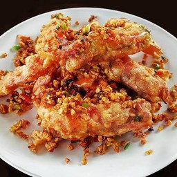 กุ้งคั่วพริกเกลือ