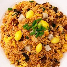 ข้าวผัดเฉฉวน ฟรีต้มยำ Sichuan fried rice+tomyum mushroom