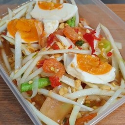 ตำไทย+ใข่เค็ม