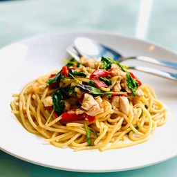 F10. สปาเก็ตตี้ขี้เมาไก่