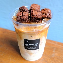 Latte Brownie Cube