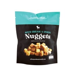Sourcream Nuggets (Bag) ขนมปังกรอบ รสซาวครีมหัวหอม (แบบถุง)