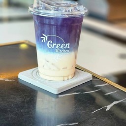 ชาอัญชัญนมสด