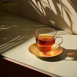 ชาพีชร้อน