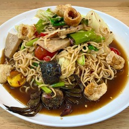 ตำมาม่าหมูยอ(อย่างดี)