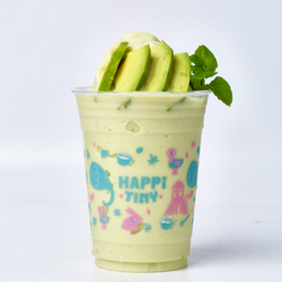 อโวคาโด้นมสดปั่น. Avocado Fresh Milk Smoothies