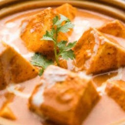 แกงเต้าหู้เนย มะเขือเทศและชีส