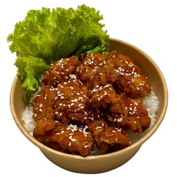 ข้าวหอมมะลิ ไก่กรอบคลุกซอสเกาหลี