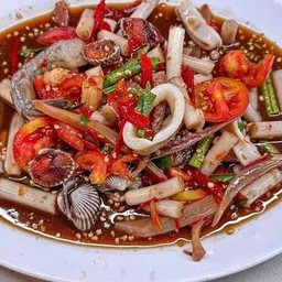 ยำสายบัวทะเลรวม