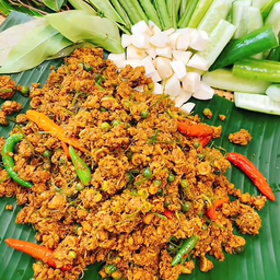 ข้าวราดคั่วกลิ้ง