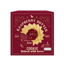 Raspberry Butter Cookie (Box) บัตเตอร์คุกกี้ราสเบอร์รี่