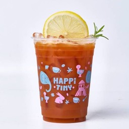 ชามะนาว เย็น. Iced Lemon Tea