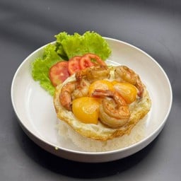 ข้าวไข่เบียดกุ้ง