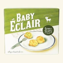 Éclair pandan custard เบบี้เอแคลร์ (สังขยาใบเตย)
