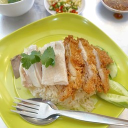 ข้าวมันไก่ผสม ธรรมดา